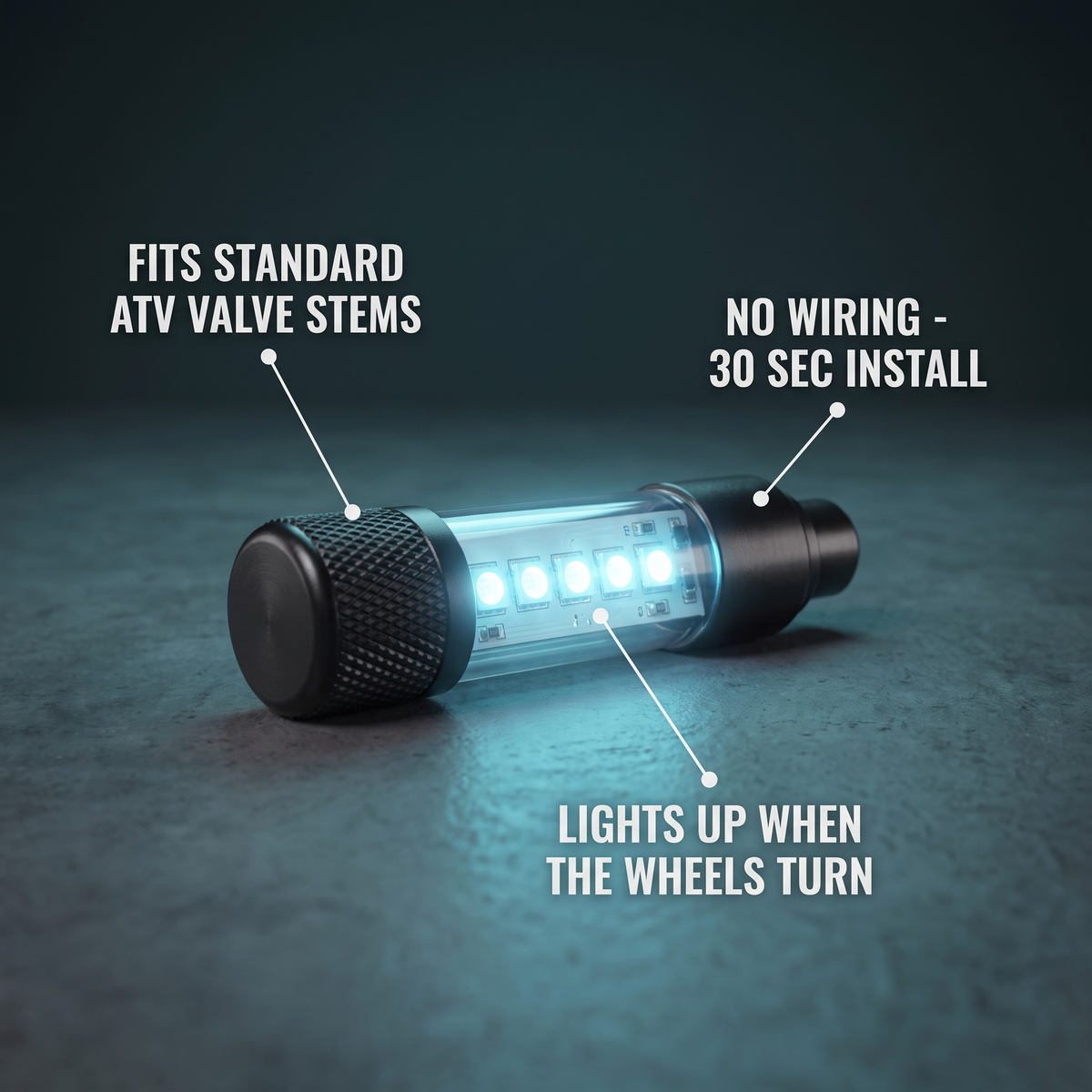 RimHalo ATV Valve Lights